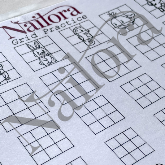 nailora practice nail art sheets,master freehand nail designs